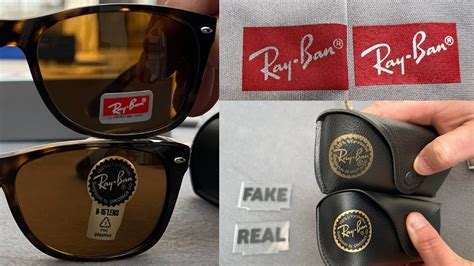 real vs fake burberry sunglasses|ray ban 1st copy sunglasses.